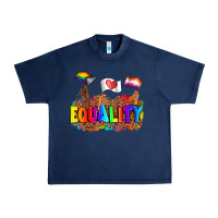 Navy equality pride flags Urban Heavy Tee - AdoDesignShop