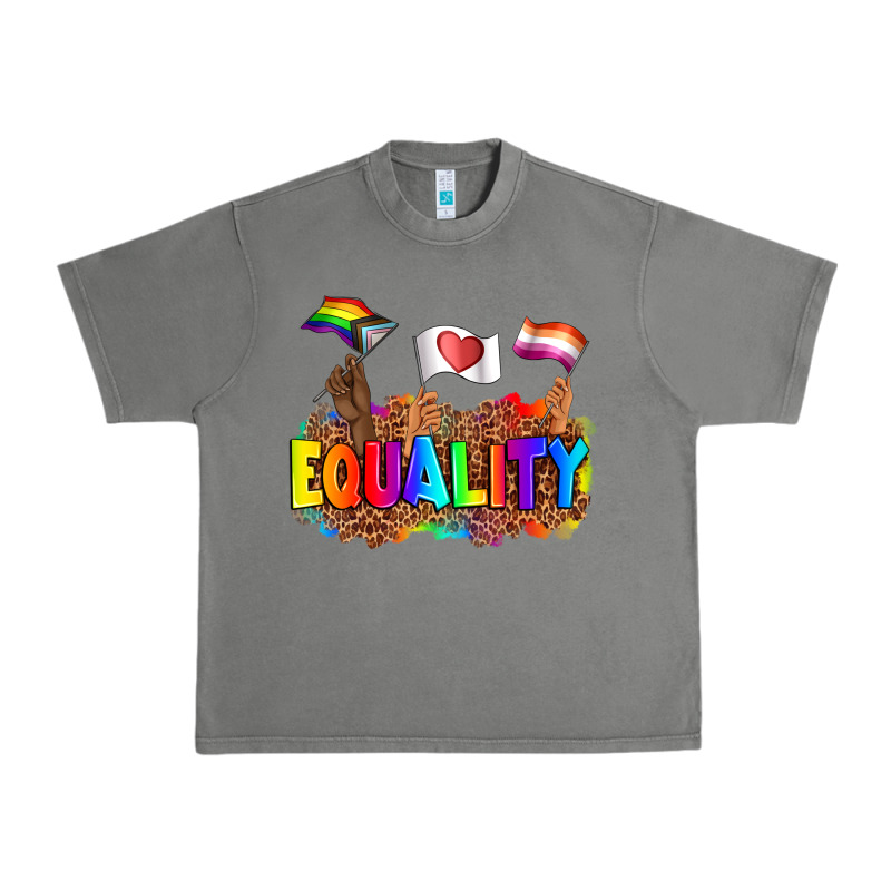 Equality Pride Flags Urban Heavy Tee by AdoDesignShop | Teevron