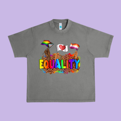Equality Pride Flags Urban Heavy Tee Designed By Adodesignshop