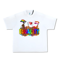 White equality pride flags Urban Heavy Tee - AdoDesignShop