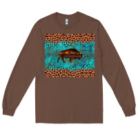 Chestnut bison leopard gemstone Long Sleeve Tee - Artiststas