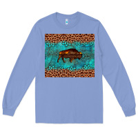 Colony Blue bison leopard gemstone Long Sleeve Tee - Artiststas