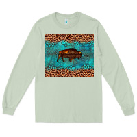 Matcha bison leopard gemstone Long Sleeve Tee - Artiststas