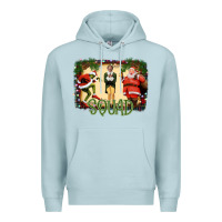 Blue Mist Christmas Friends Squad Premium Hoodie - Bettercallsaul