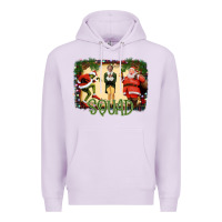 Lilac Christmas Friends Squad Premium Hoodie - Bettercallsaul