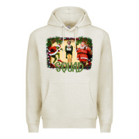 Oatmeal Heather Christmas Friends Squad Premium Hoodie - Bettercallsaul