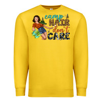Lemon Camp Hair Don't Care Premium Sweatshirt - BundleAndBundleShop