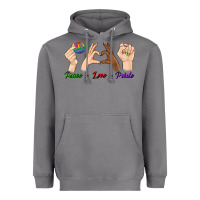 Storm Peace Love Pride Heavyweight Hoodie - BundleAndBundleShop
