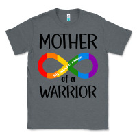 Charcoal Heather Mother Of Warrior Classic Tee - CowhideDigitalArt