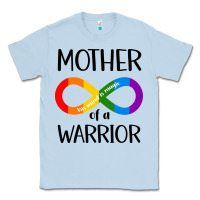 Dusty Blue Mother Of Warrior Classic Tee - CowhideDigitalArt