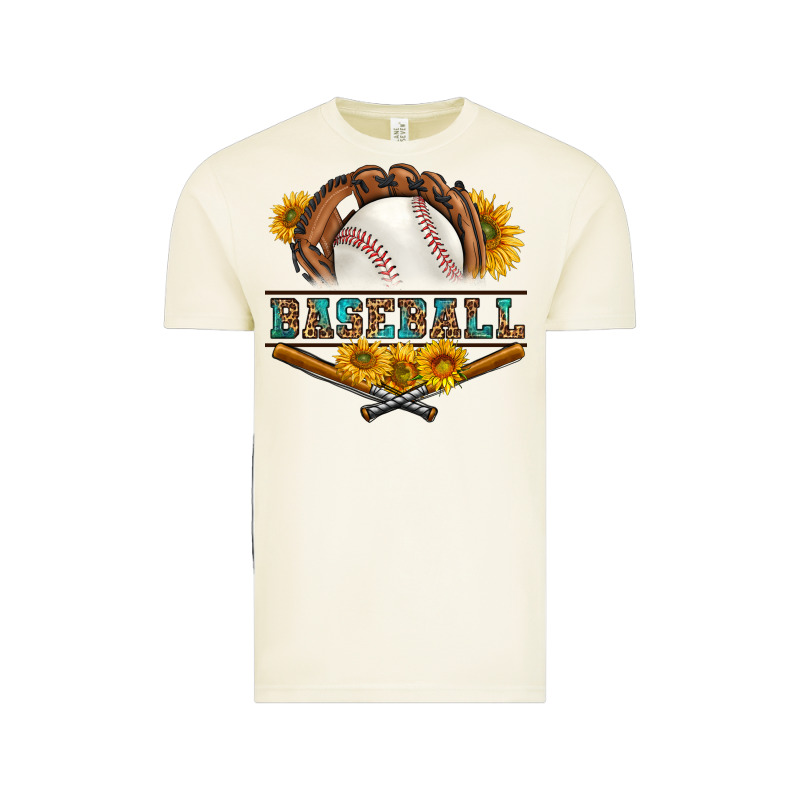 Western Baseball With Sunflower Vintage Tee by BundleAndBundleShop | Teevron