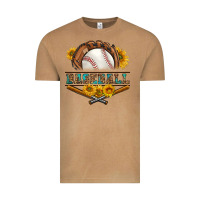 Vintage Camel western baseball with sunflower Vintage Tee - BundleAndBundleShop