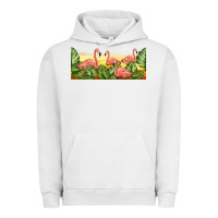Pigment Lunar Rock flamingos with sunset Urban Hoodie - TumblerDesignByShophia