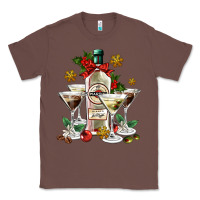 Chestnut Christmas martini  and martini bottle Classic Tee - AdoDesignShop
