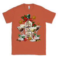 Copper Christmas martini  and martini bottle Classic Tee - AdoDesignShop