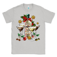 Moon Dust Christmas martini  and martini bottle Classic Tee - AdoDesignShop