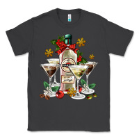 Smoke Christmas martini  and martini bottle Classic Tee - AdoDesignShop