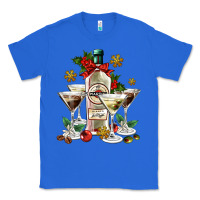 True Royal Christmas martini  and martini bottle Classic Tee - AdoDesignShop