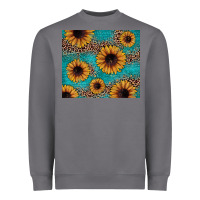 Storm sunflower turquoise glitter Heavyweight Sweatshirt - JahusDesignShop