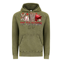 Vintage Olive tis the season baseball Vintage Hoodie - RacoonDesign