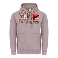 Vintage Zinc tis the season baseball Vintage Hoodie - RacoonDesign