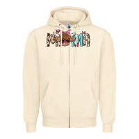 Sandshell mama cow Zipper Hoodie - MaliasSmallBusiness