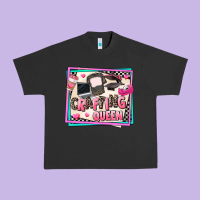 Crafting Queen Urban Heavy Tee Designed By Adodesignshop