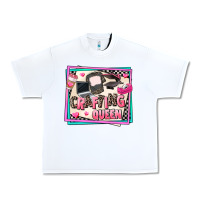 White crafting queen Urban Heavy Tee - AdoDesignShop