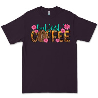 Plum but first coffee Premium Tee - texasbilliewilder