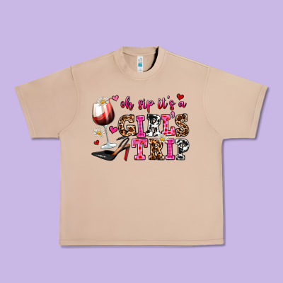 Oh Sip Its A Girls Trip Urban Heavy Tee Designed By Adodesignshop