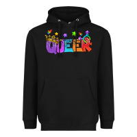 Black Western Queer LGBTQ+ Heavyweight Hoodie - BundleAndBundleShop