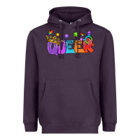 Plum Western Queer LGBTQ+ Heavyweight Hoodie - BundleAndBundleShop