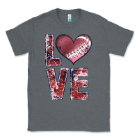Charcoal Heather football love Classic Tee - JahusDesignShop
