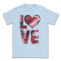 Dusty Blue football love Classic Tee - JahusDesignShop