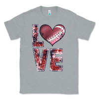 Heather Grey football love Classic Tee - JahusDesignShop