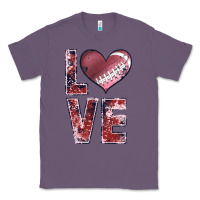 Lavender football love Classic Tee - JahusDesignShop