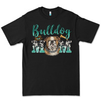 Black bulldog mom Premium Tee - BarkalooDesign