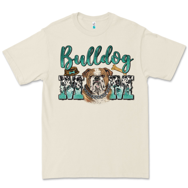 Bulldog Mom Premium Tee by BarkalooDesign | Teevron
