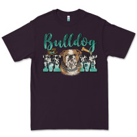 Plum bulldog mom Premium Tee - BarkalooDesign