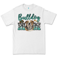 White bulldog mom Premium Tee - BarkalooDesign