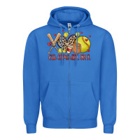 True Royal rub some dirt on it softball Zipper Hoodie - MaliasSmallBusiness