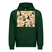 Forest Green wizard items Urban Hoodie - TumblerDesignByShophia
