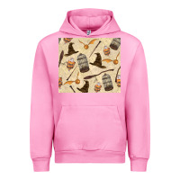 Fuchsia Pink wizard items Urban Hoodie - TumblerDesignByShophia