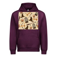 Mauve Wine wizard items Urban Hoodie - TumblerDesignByShophia