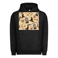 Pigment Black wizard items Urban Hoodie - TumblerDesignByShophia