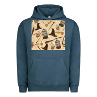 Pigment Midnight Navy wizard items Urban Hoodie - TumblerDesignByShophia