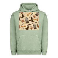 Pigment Oil Green wizard items Urban Hoodie - TumblerDesignByShophia