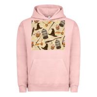 Pigment Salmon wizard items Urban Hoodie - TumblerDesignByShophia