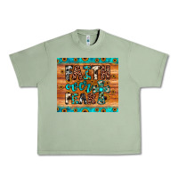 Oil Green faith over fear Urban Heavy Tee - JahusDesignShop