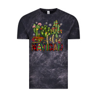 Cloud Black cactus feliz navidad Vintage Tee - JahusDesignShop